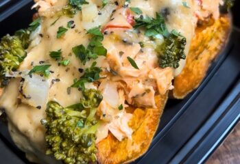 Salmon – Salmon Stuffed Sweet Potato