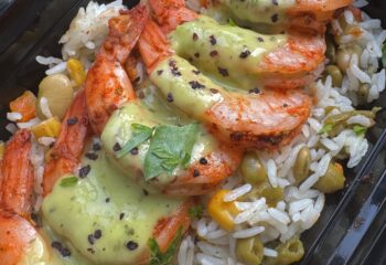 Shrimp – Avocado Crema Bowl